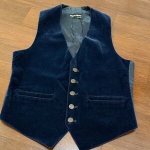 Pierre Cardin Vintage Midnight Velvet Vest